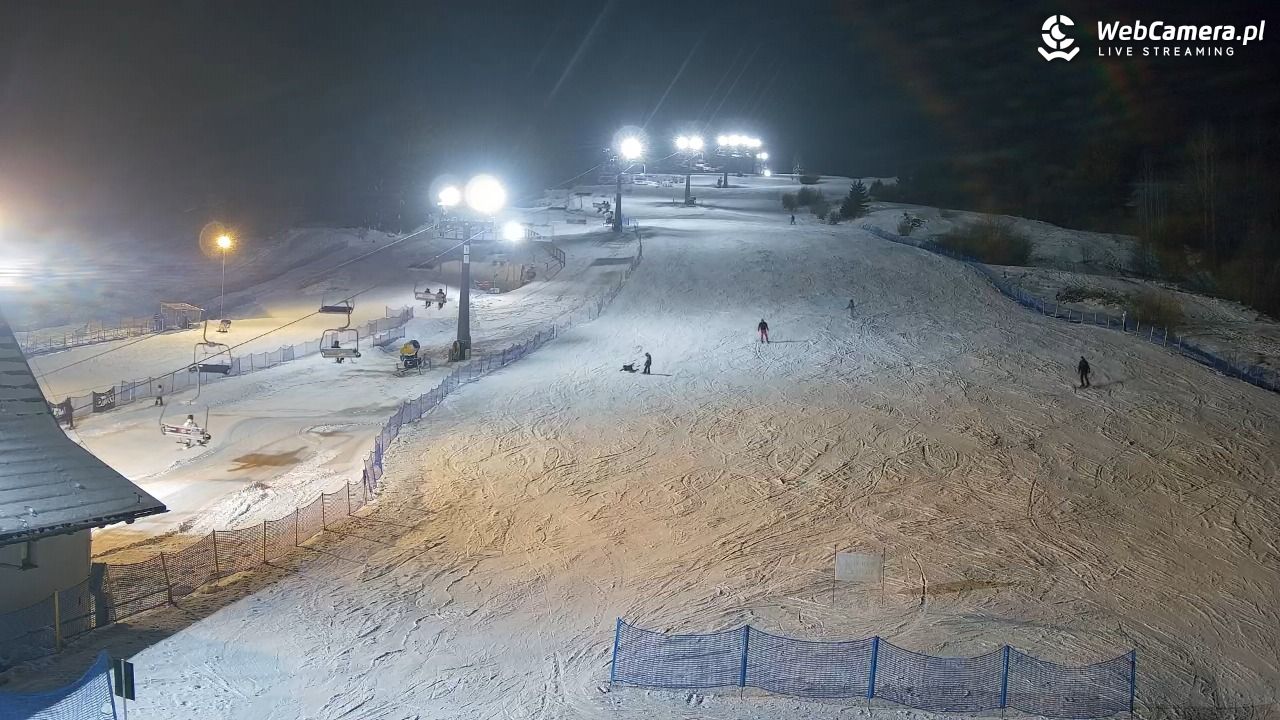 WITÓW -ski - widok na stok - 05 styczeń 2026, 19:43