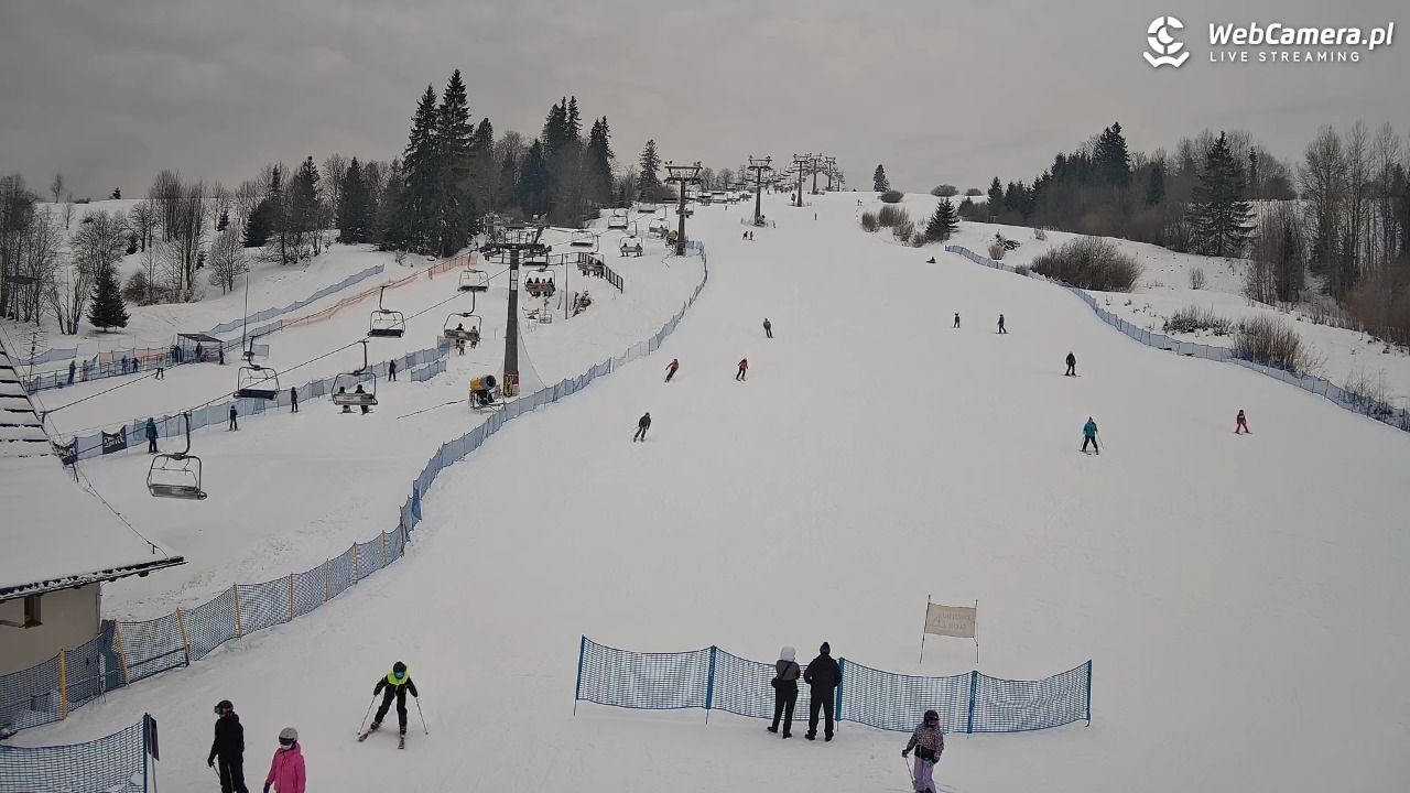 WITÓW -ski - widok na stok - 06 styczeń 2026, 11:29