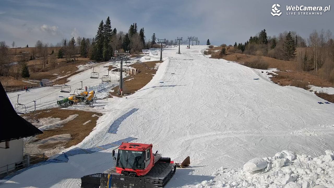 WITÓW -ski - widok na stok - 10 marzec 2026, 09:06
