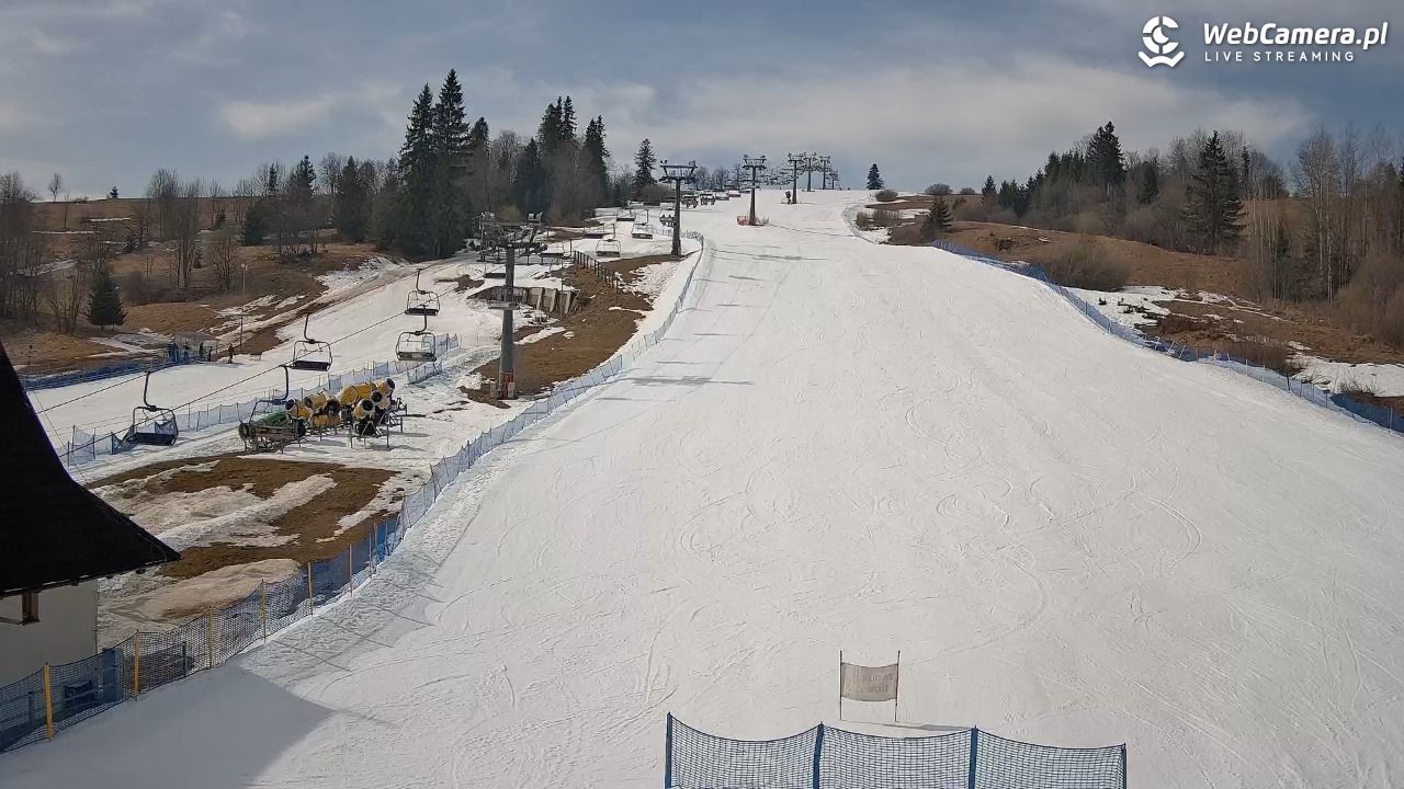WITÓW -ski - widok na stok - 08 marzec 2026, 11:16
