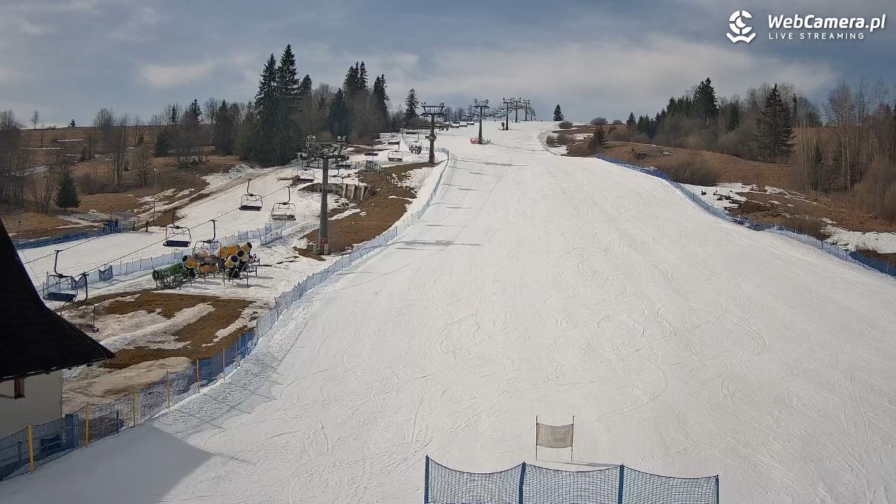 WITÓW -ski - widok na stok - 08 marzec 2026, 11:16