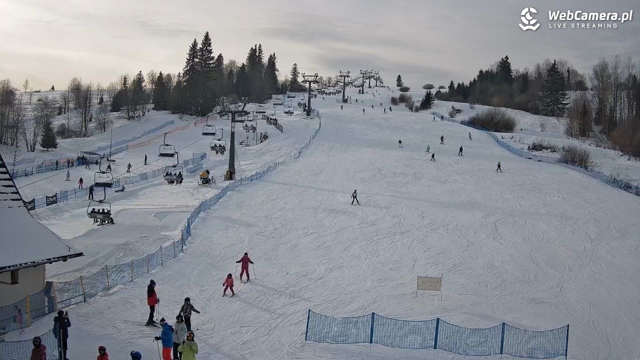 WITÓW -ski - widok na stok - 05 styczeń 2026, 13:15
