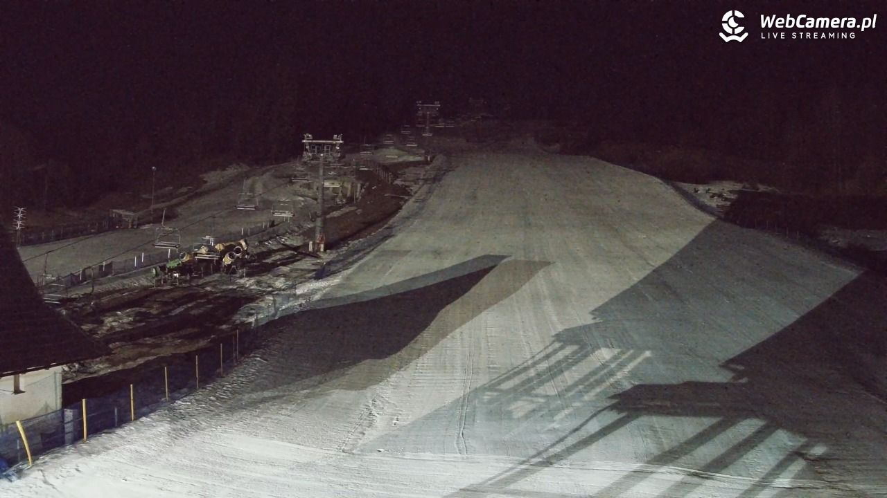 WITÓW -ski - widok na stok - 08 marzec 2026, 00:24