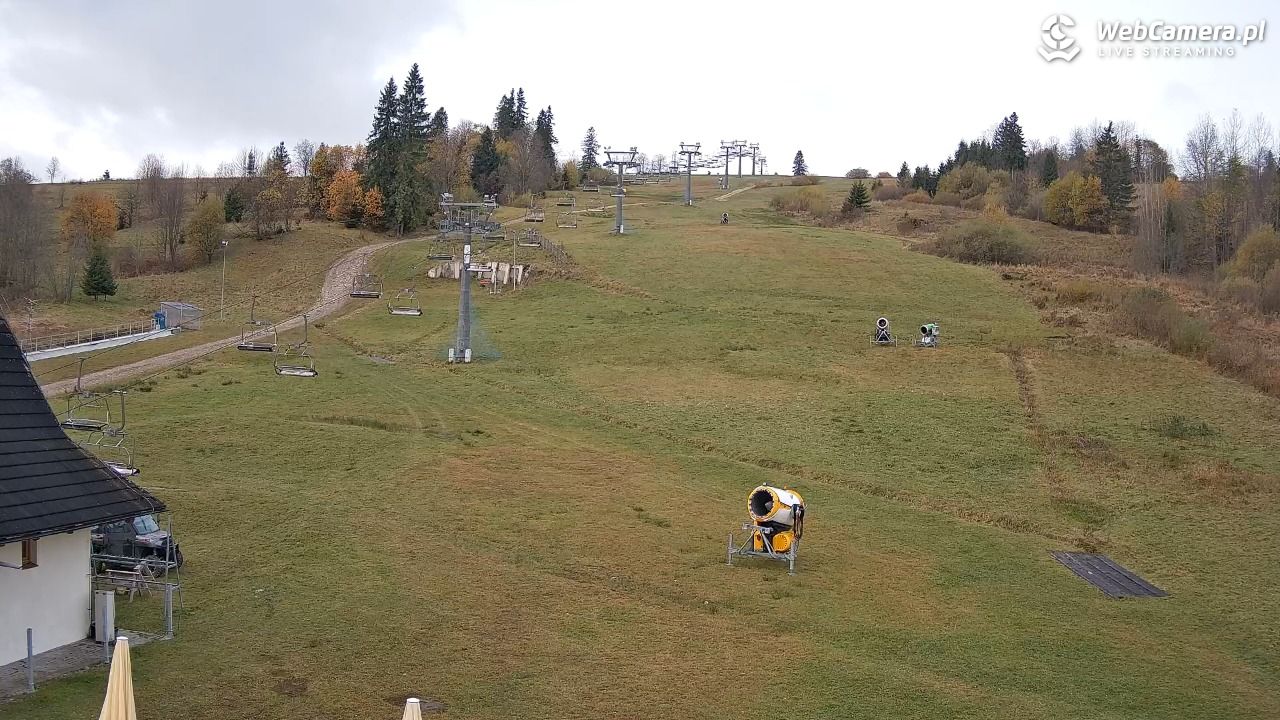 WITÓW -ski - widok na stok - 27 październik 2025, 08:55