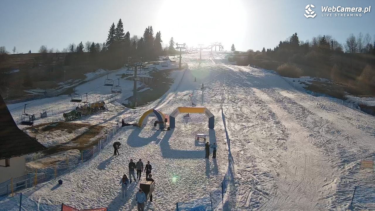 WITÓW -ski - widok na stok - 07 marzec 2026, 15:54