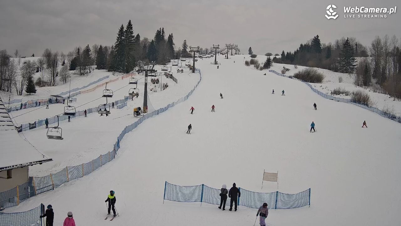 WITÓW -ski - widok na stok - 06 styczeń 2026, 11:29