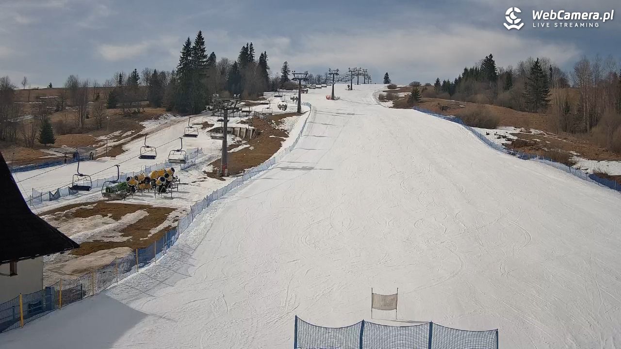 WITÓW -ski - widok na stok - 08 marzec 2026, 11:16