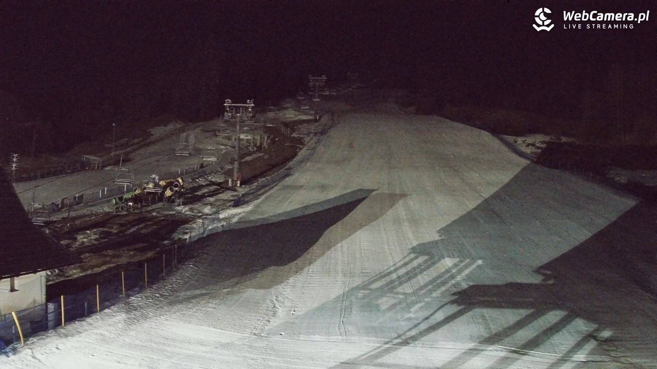WITÓW -ski - widok na stok - 08 marzec 2026, 00:24