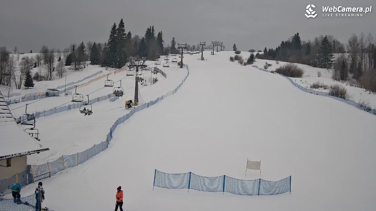 WITÓW -ski - widok na stok - 06 styczeń 2026, 09:08