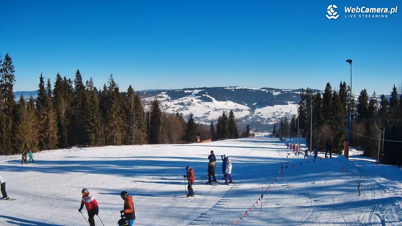 Kaniówka - widok z górnej stacji NOWOŚĆ - 18 styczeń 2026, 11:22
