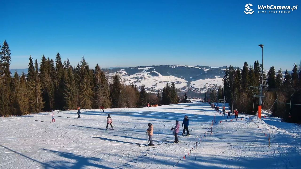 Kaniówka - widok z górnej stacji NOWOŚĆ - 19 styczeń 2026, 12:59