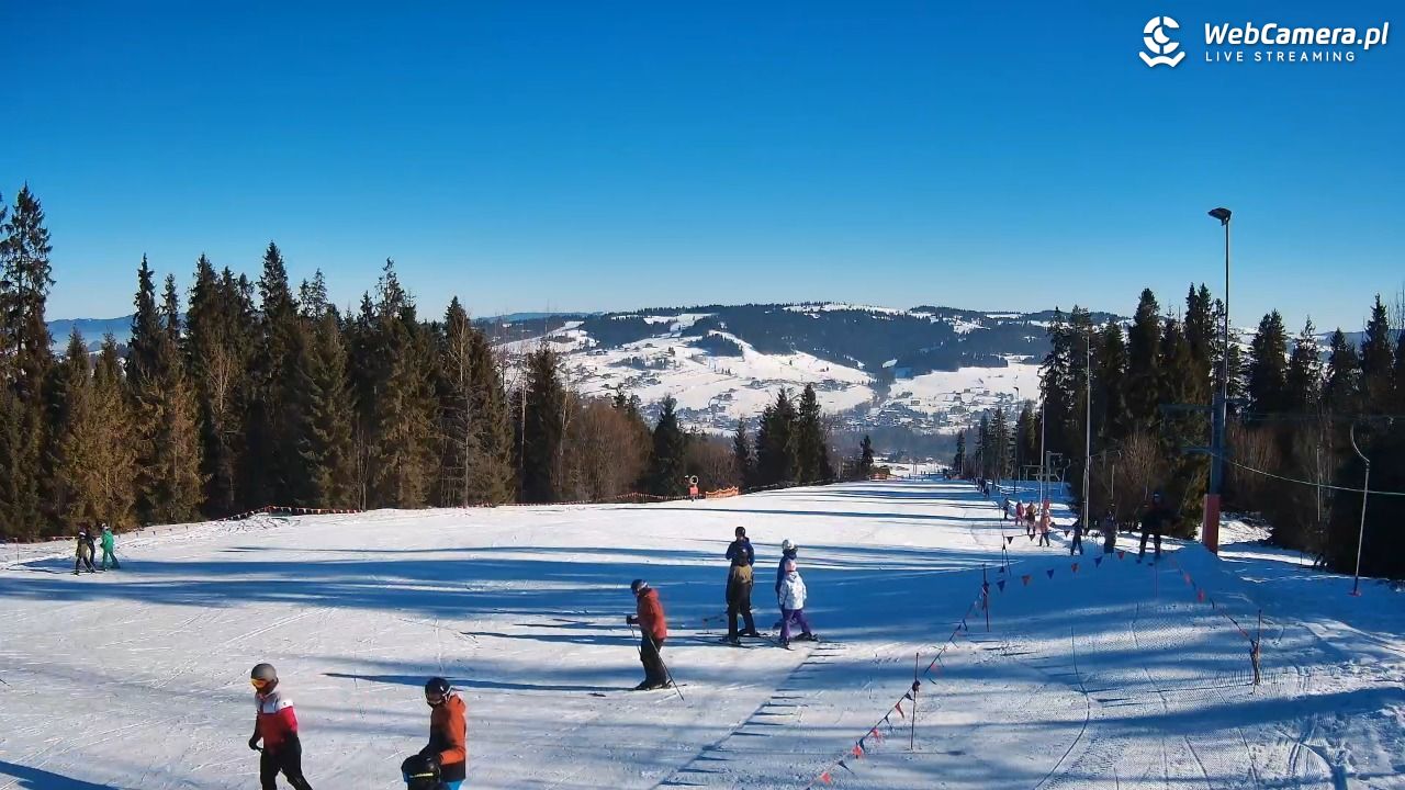 Kaniówka - widok z górnej stacji NOWOŚĆ - 18 styczeń 2026, 11:22
