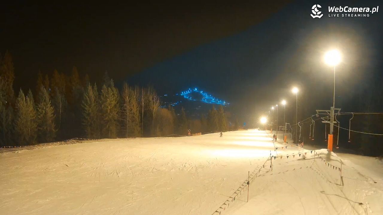 Kaniówka - widok z górnej stacji NOWOŚĆ - 17 styczeń 2026, 19:32