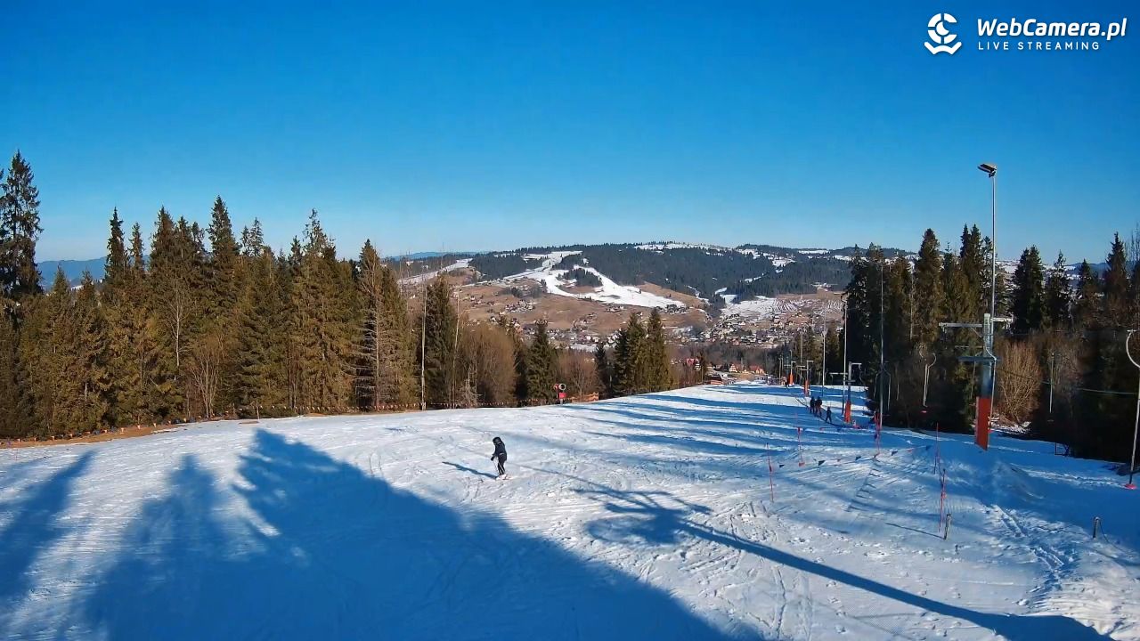 Kaniówka - widok z górnej stacji NOWOŚĆ - 03 marzec 2026, 15:13