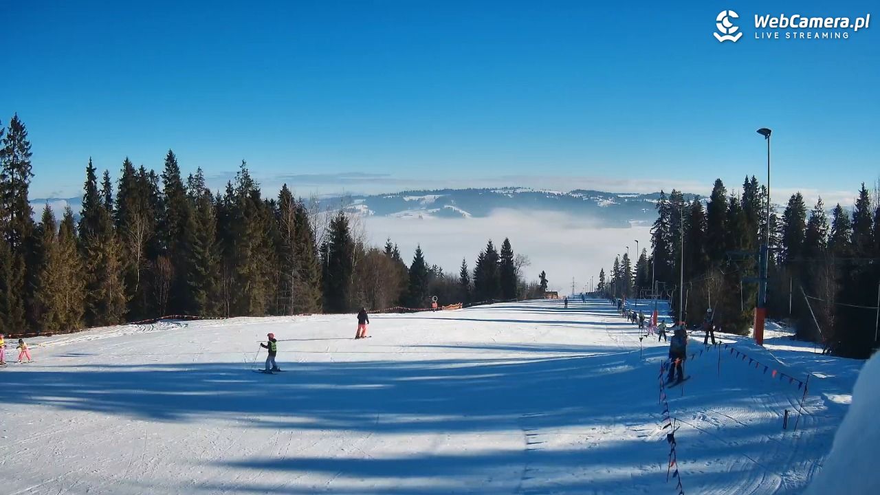 Kaniówka - widok z górnej stacji NOWOŚĆ - 16 styczeń 2026, 10:44