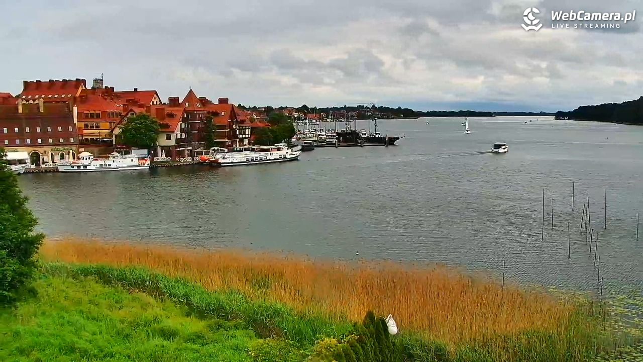 MIKOŁAJKI - widok na port - 15 czerwiec 2026, 15:08