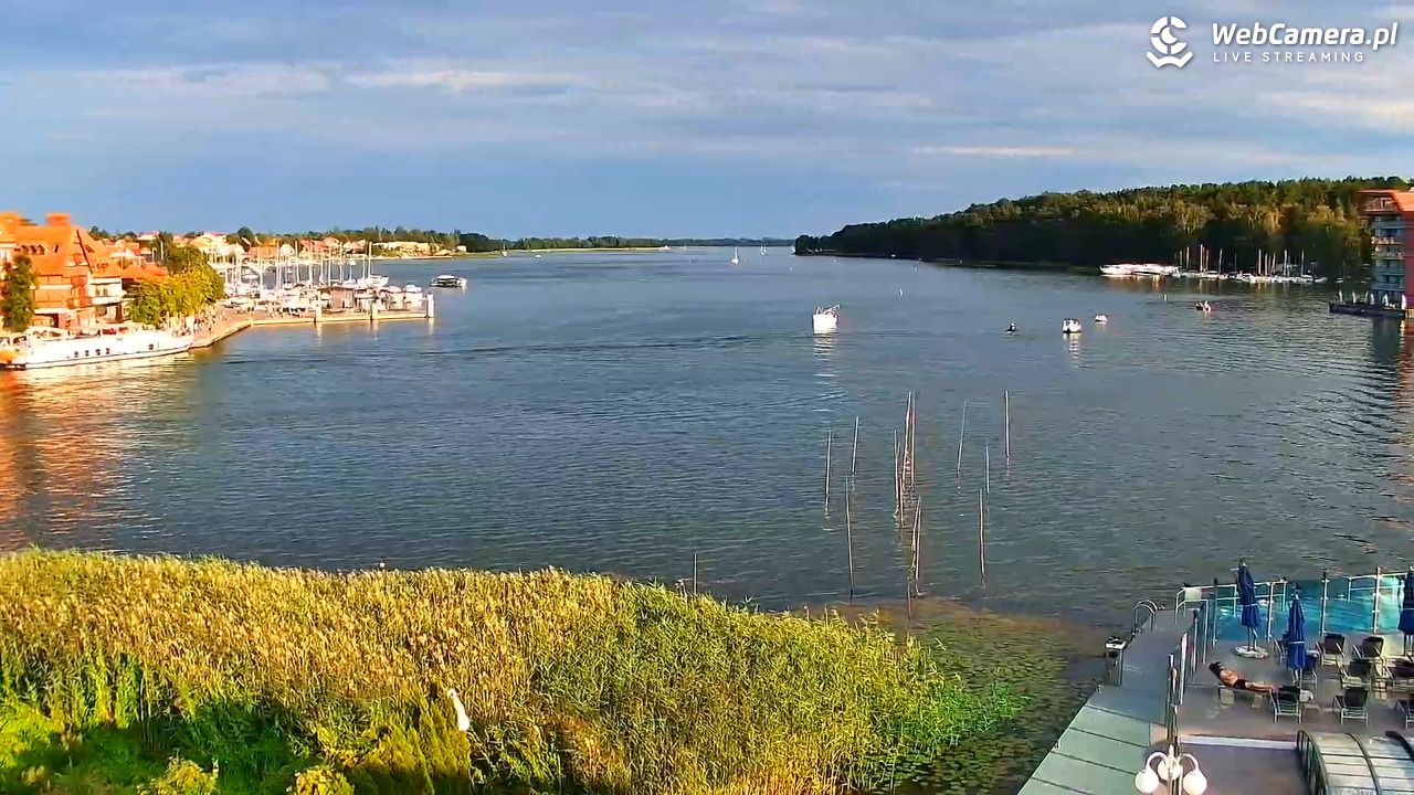 MIKOŁAJKI - widok na port - 31 lipiec 2025, 18:40