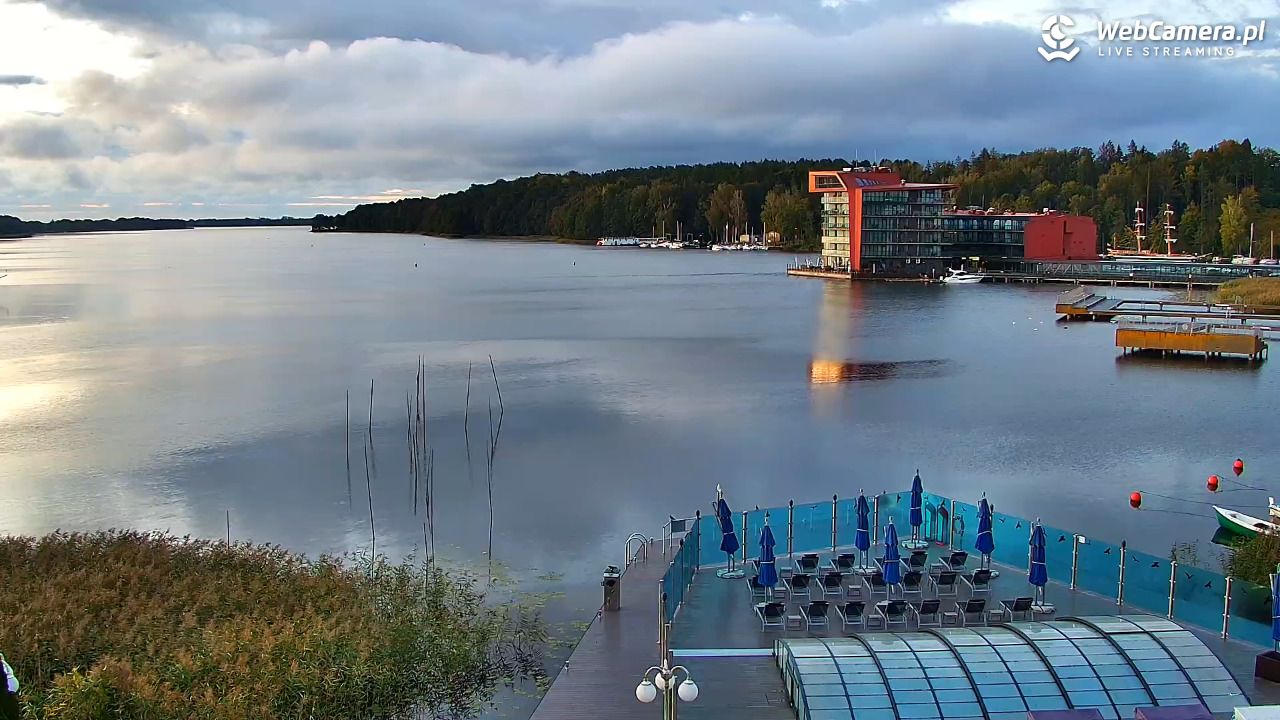 MIKOŁAJKI - widok na port - 29 wresień 2025, 06:23