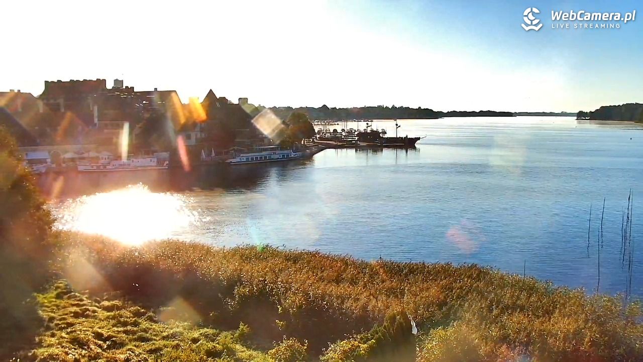 MIKOŁAJKI - widok na port - 26 wresień 2025, 08:00