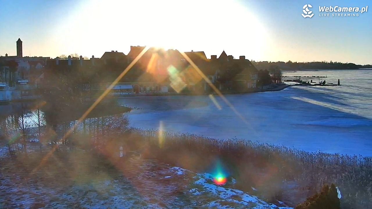 MIKOŁAJKI - widok na port - 04 marzec 2026, 06:55