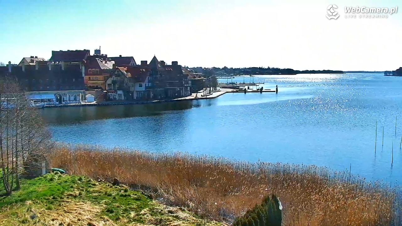 MIKOŁAJKI - widok na port - 18 kwiecień 2026, 10:20