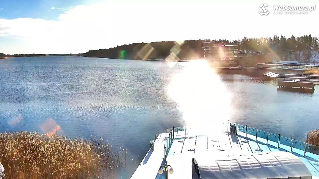 MIKOŁAJKI - widok na port - 31 grudzień 2025, 10:53