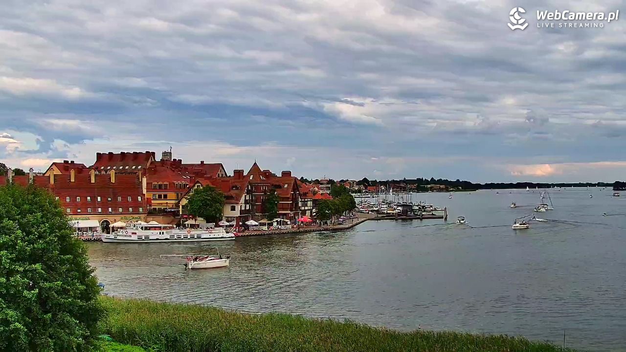 MIKOŁAJKI - widok na port - 31 lipiec 2025, 16:19