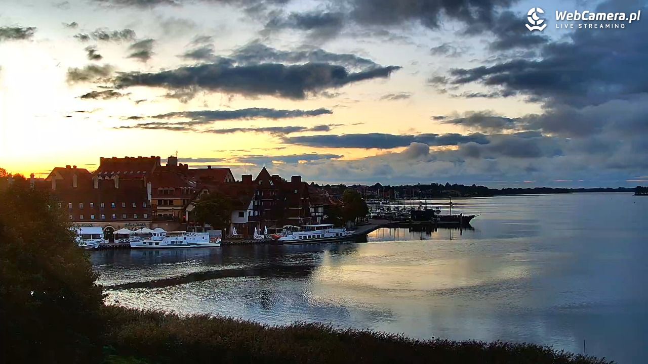 MIKOŁAJKI - widok na port - 29 wresień 2025, 06:24