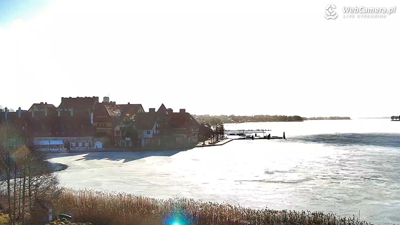 MIKOŁAJKI - widok na port - 04 marzec 2026, 08:23