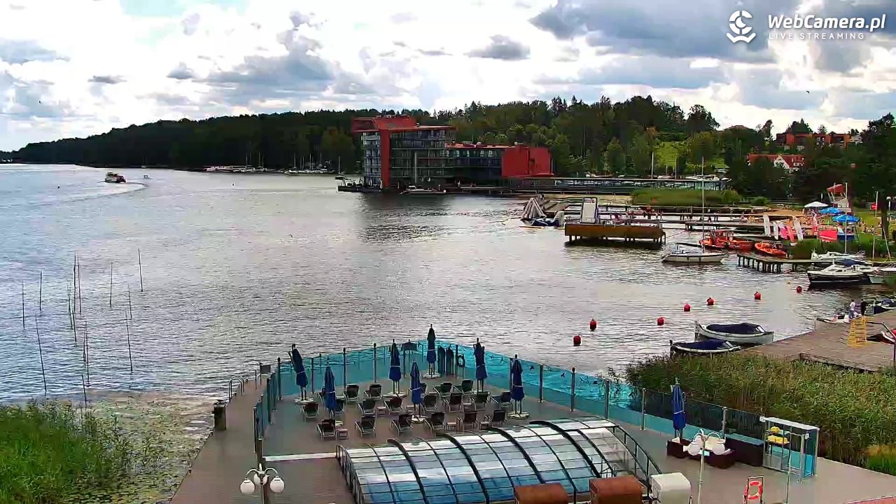 MIKOŁAJKI - widok na port - 01 sierpień 2025, 12:40