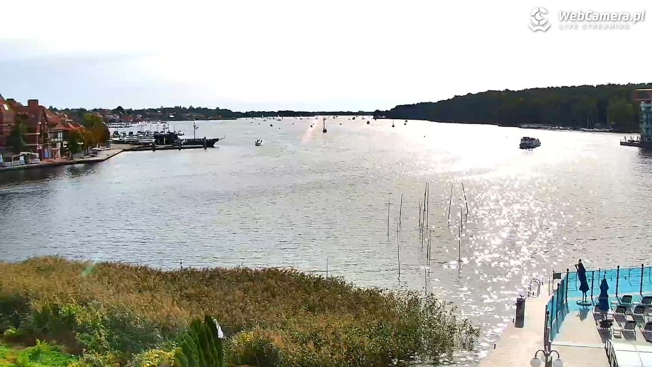 MIKOŁAJKI - widok na port - 27 wresień 2025, 11:21