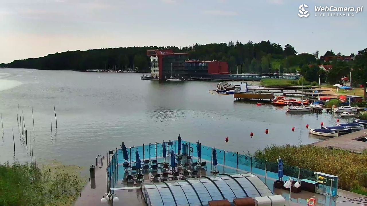 MIKOŁAJKI - widok na port - 16 sierpień 2026, 08:41