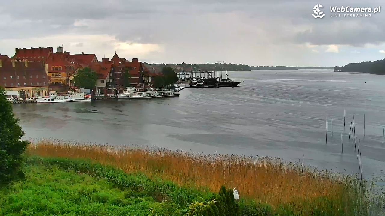 MIKOŁAJKI - widok na port - 14 czerwiec 2026, 18:06
