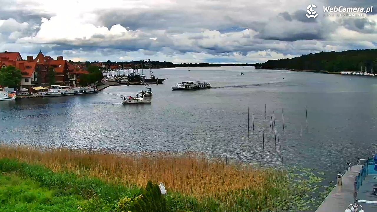 MIKOŁAJKI - widok na port - 14 czerwiec 2026, 16:38