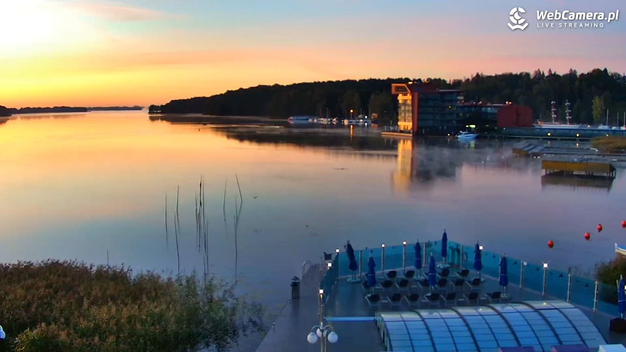 MIKOŁAJKI - widok na port - 27 wresień 2025, 06:12