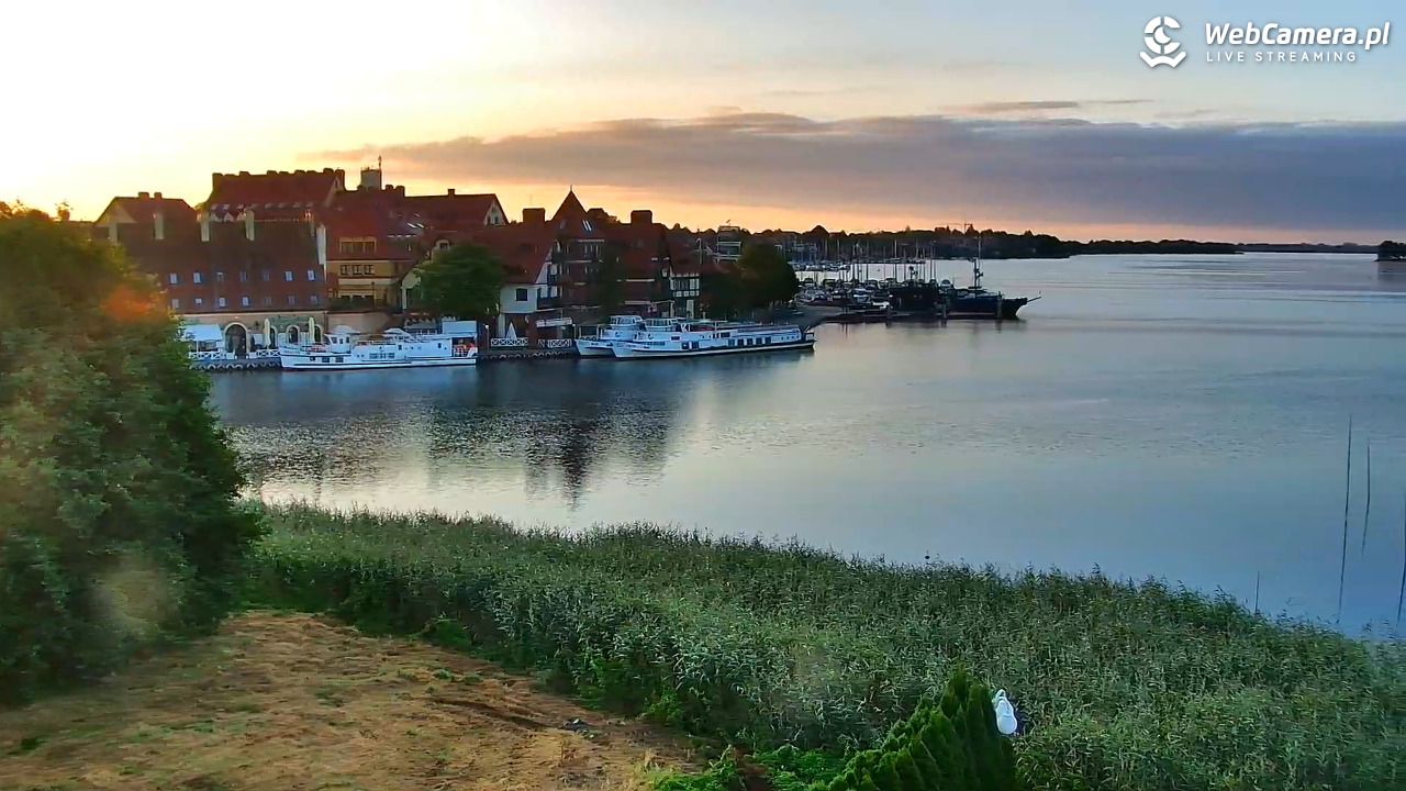 MIKOŁAJKI - widok na port - 19 sierpień 2026, 05:48