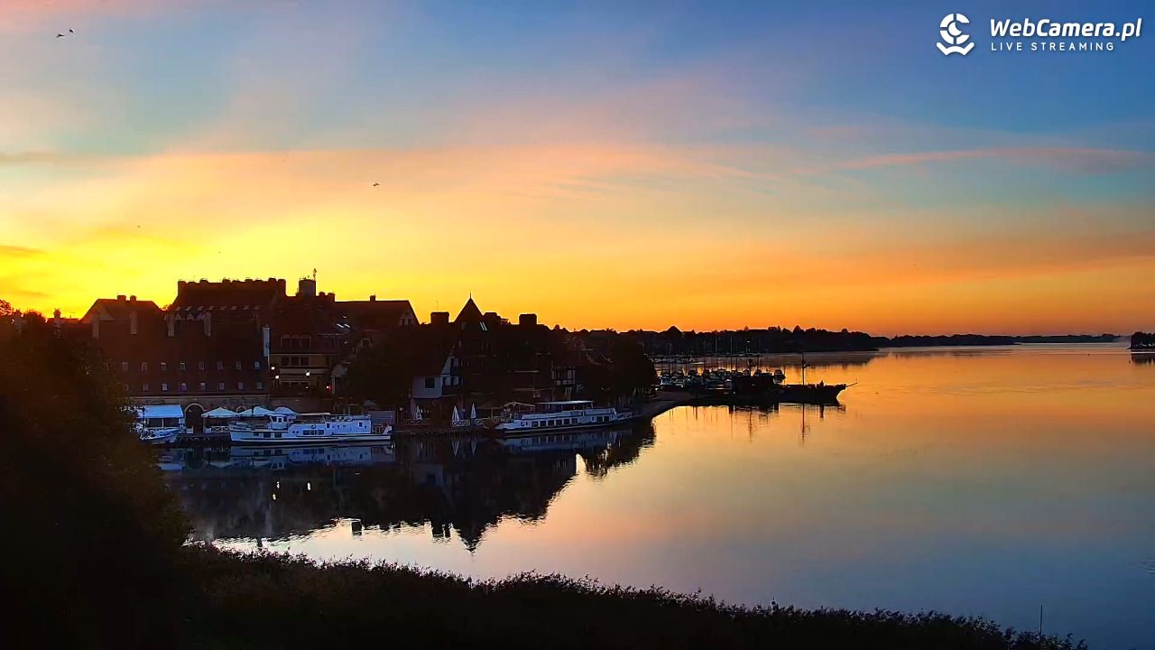 MIKOŁAJKI - widok na port - 27 wresień 2025, 06:12