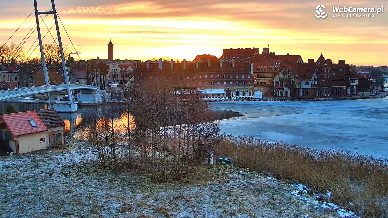 MIKOŁAJKI - widok na port - 05 marzec 2026, 06:12