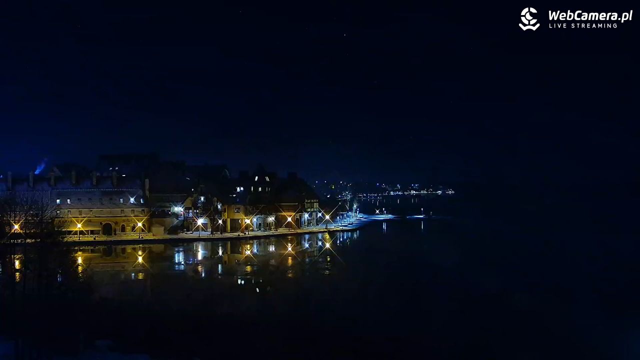 MIKOŁAJKI - widok na port - 31 grudzień 2025, 18:30