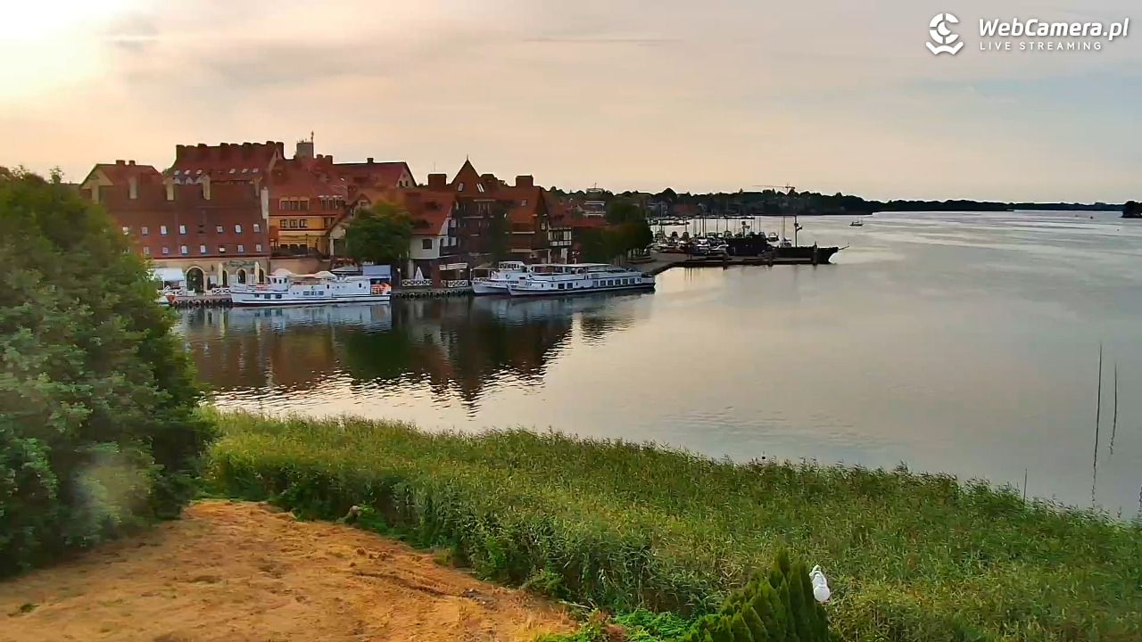 MIKOŁAJKI - widok na port - 16 sierpień 2026, 07:13