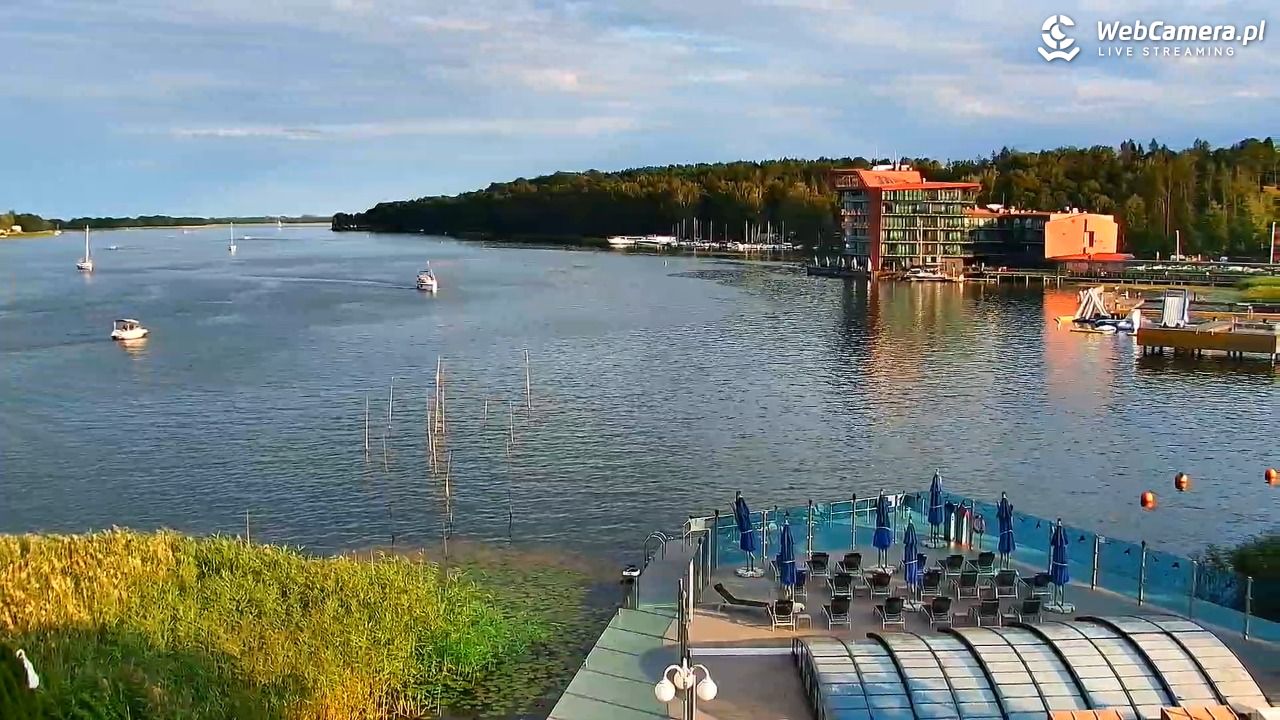 MIKOŁAJKI - widok na port - 31 lipiec 2025, 18:57