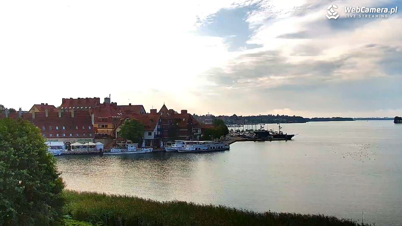 MIKOŁAJKI - widok na port - 01 sierpień 2025, 07:30