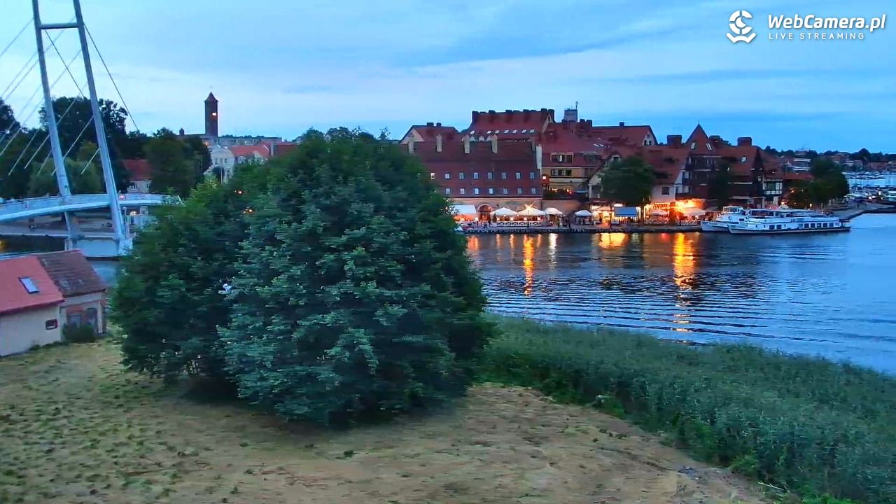 MIKOŁAJKI - widok na port - 17 sierpień 2026, 20:03