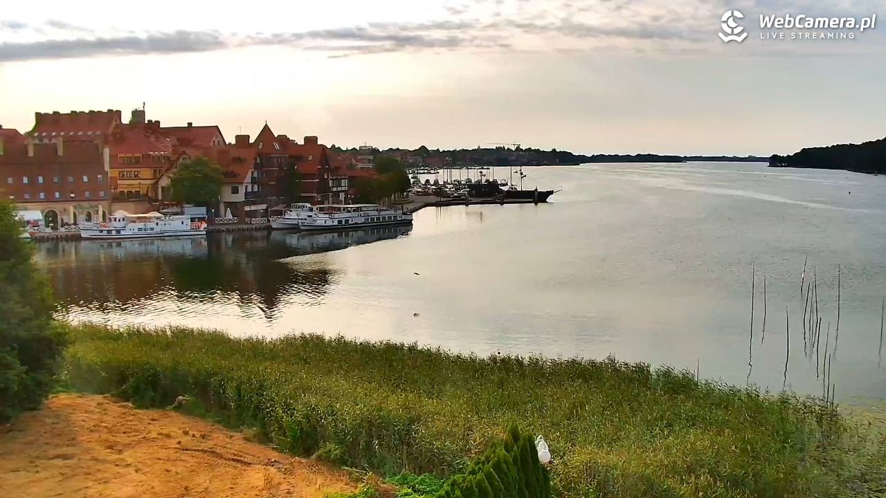 MIKOŁAJKI - widok na port - 16 sierpień 2026, 08:01