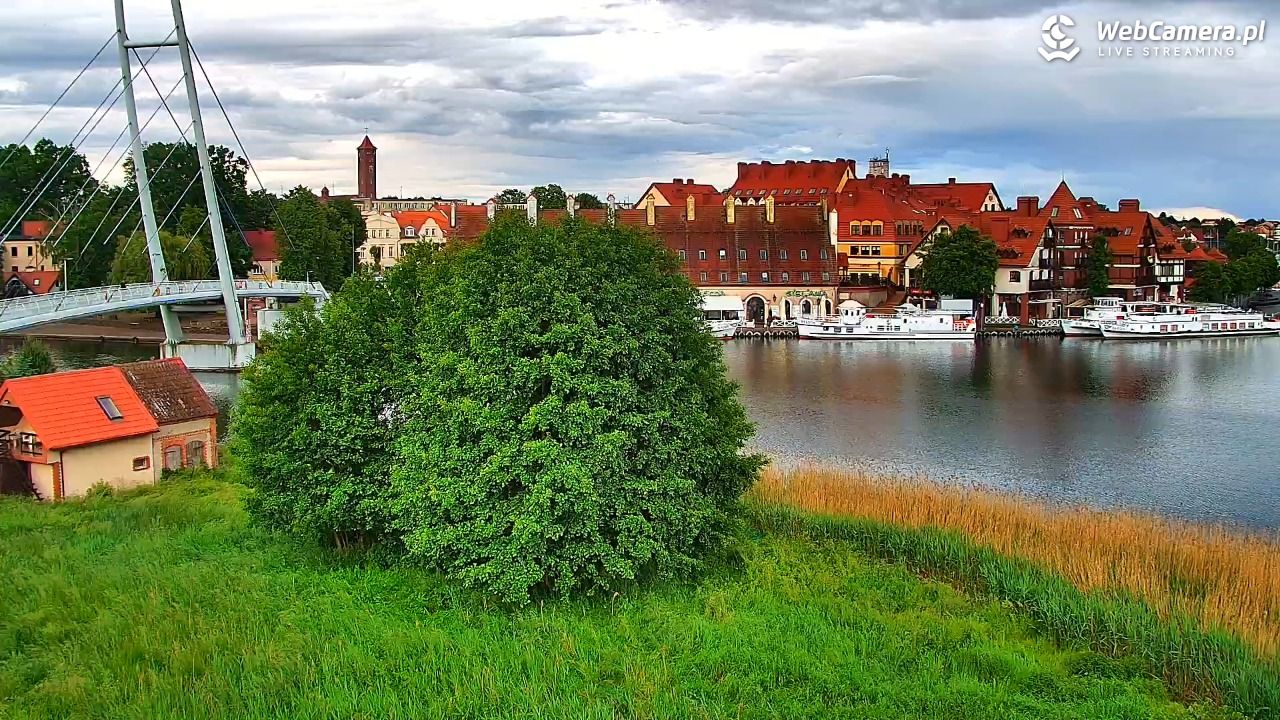 MIKOŁAJKI - widok na port - 14 czerwiec 2026, 20:02