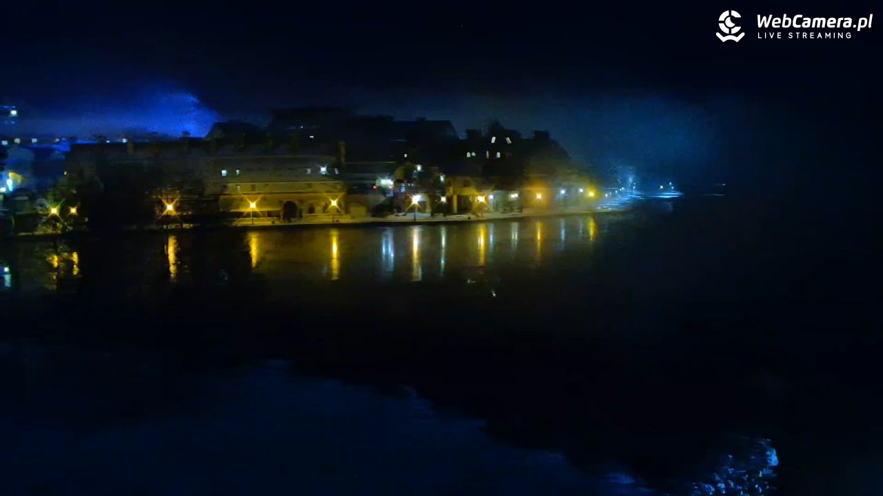 MIKOŁAJKI - widok na port - 31 grudzień 2025, 23:17