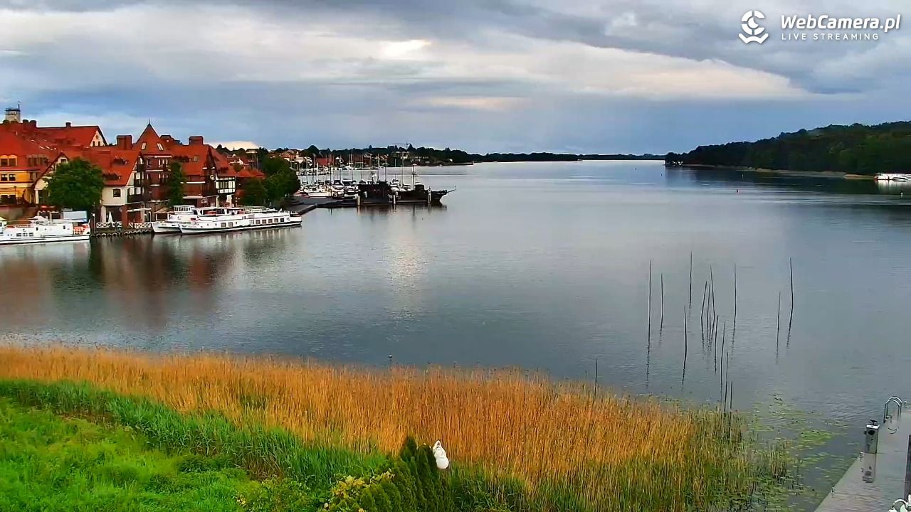 MIKOŁAJKI - widok na port - 14 czerwiec 2026, 20:03