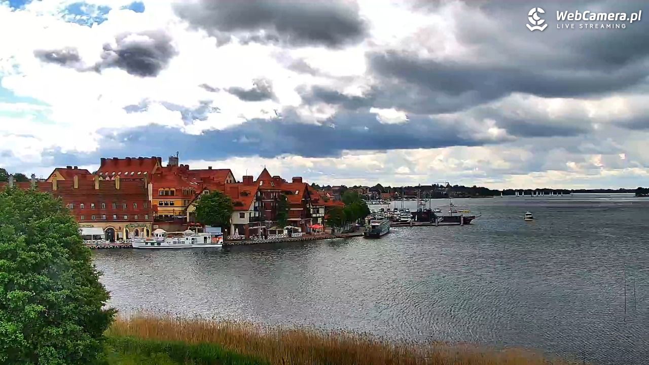 MIKOŁAJKI - widok na port - 14 czerwiec 2026, 10:37