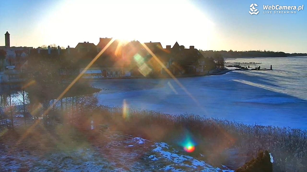 MIKOŁAJKI - widok na port - 04 marzec 2026, 06:55