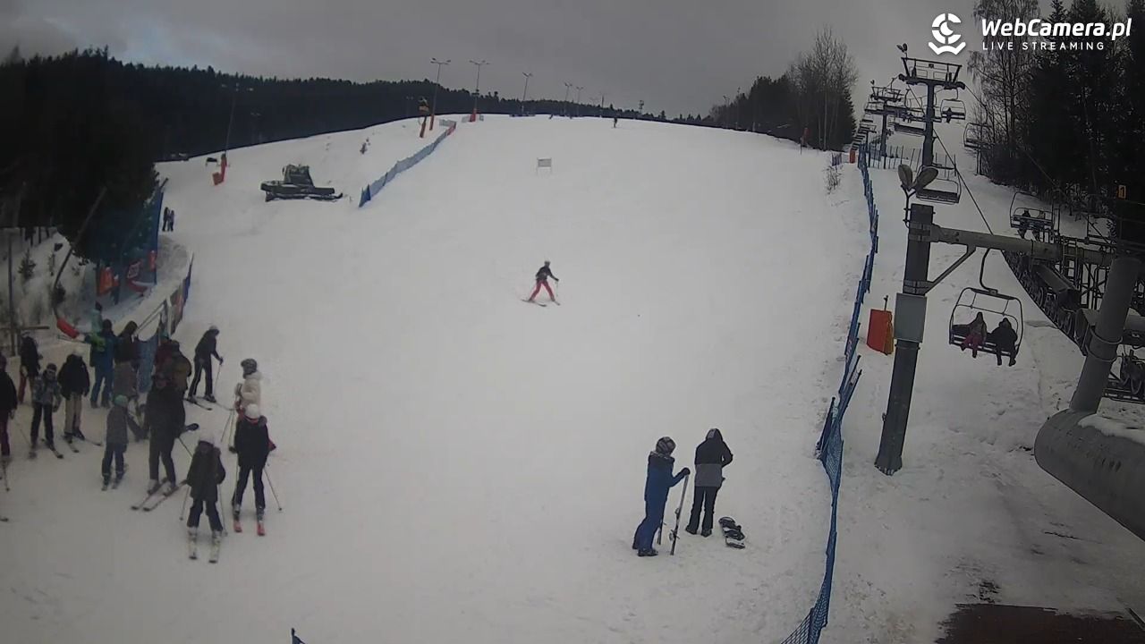 Wierchomla - widok z dolnej stacji - 23 styczeń 2026, 14:06